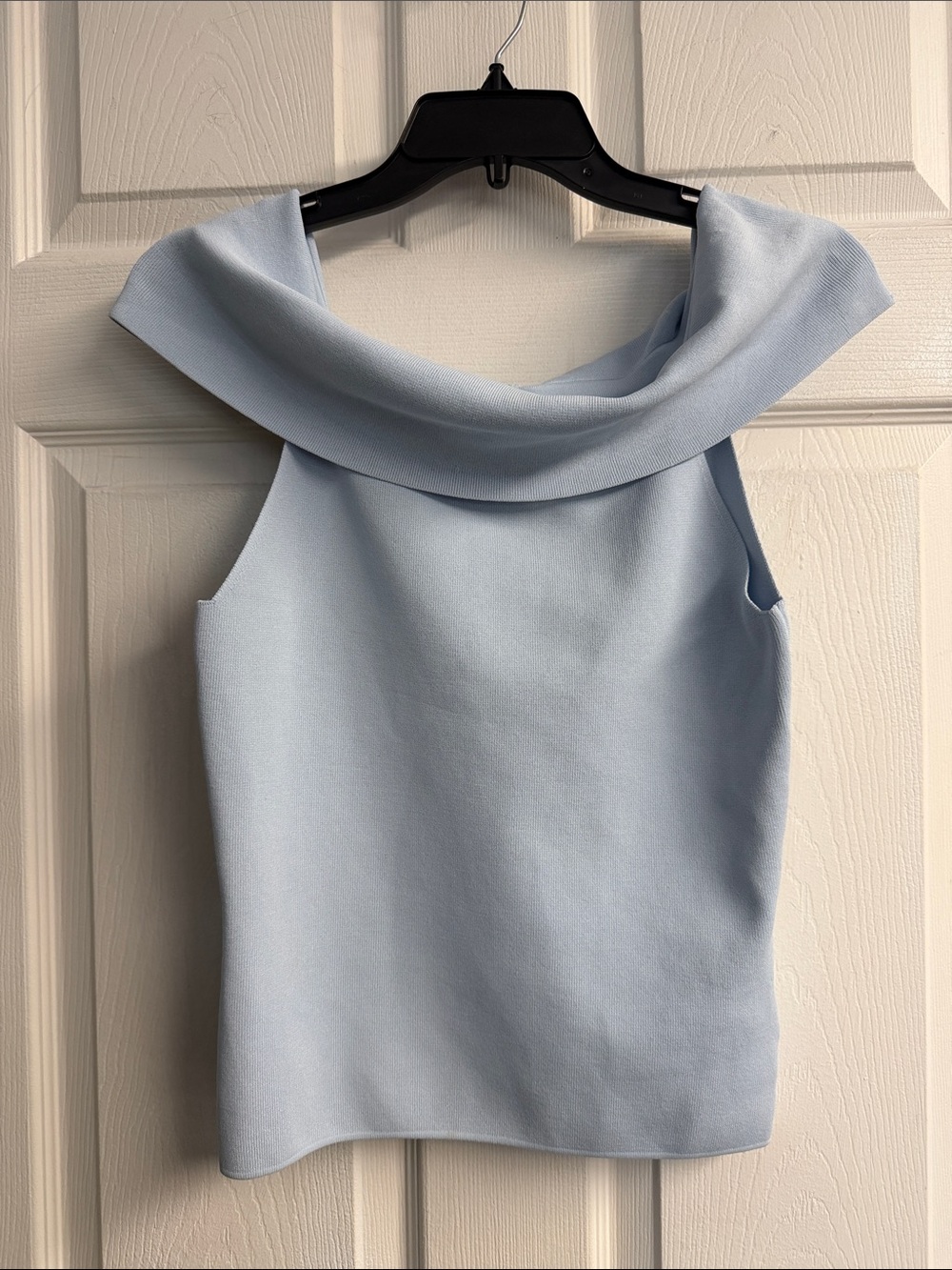 Momency Bardot Rib Knit Top - Picture 4 of 8